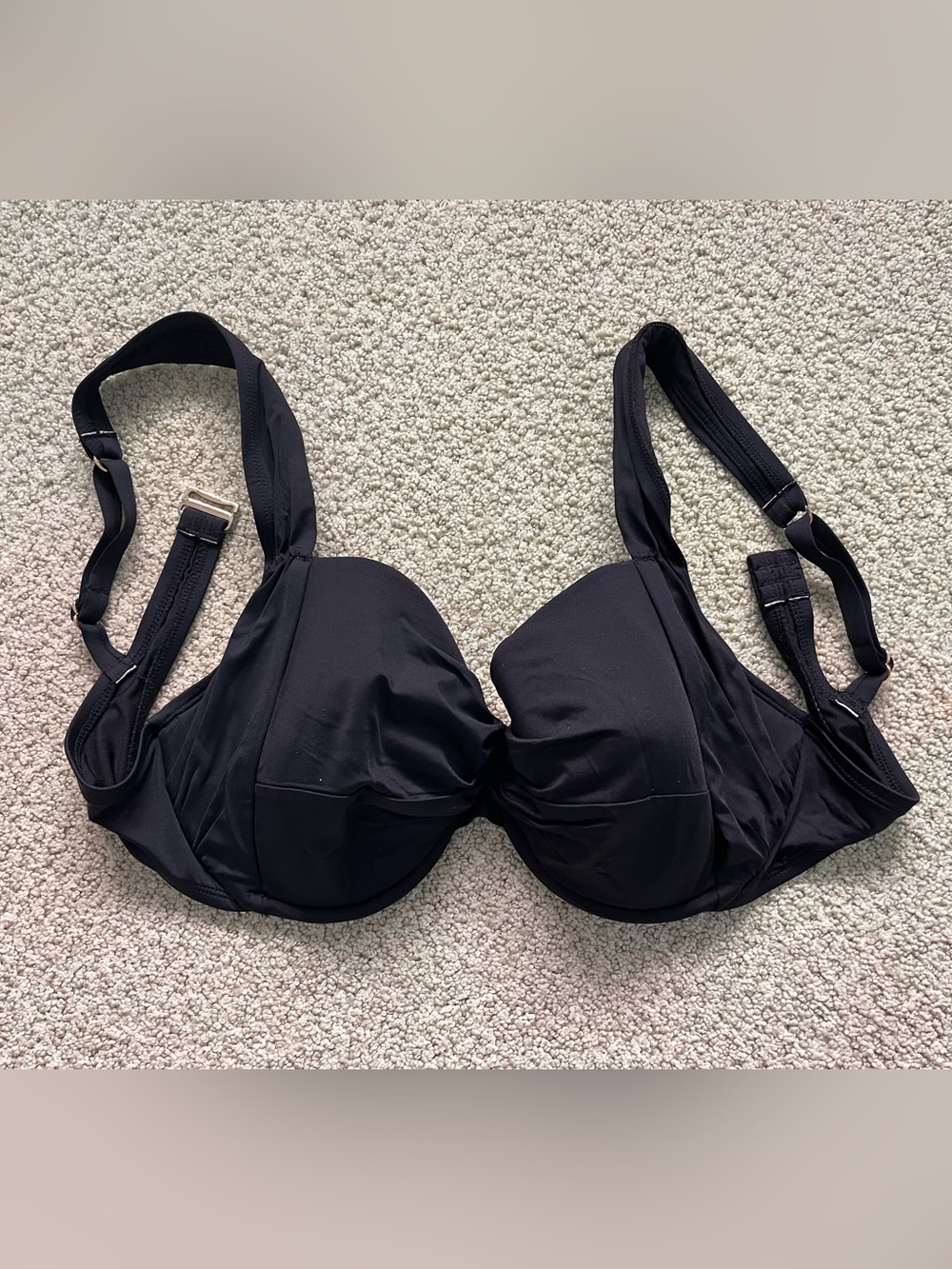 Jantzen black bikini top, 36D